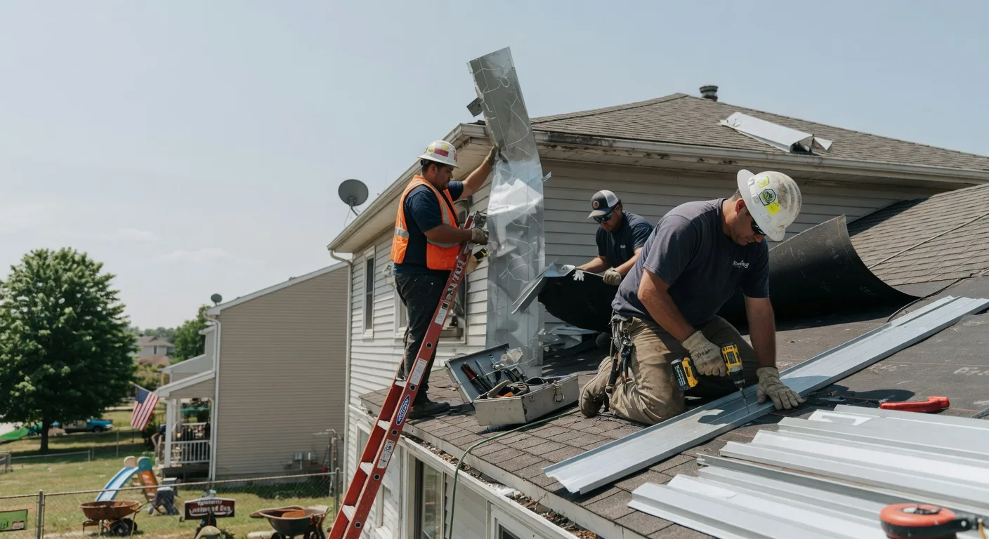 Storm Damage Metal Roof Repair in Birchwood, TN